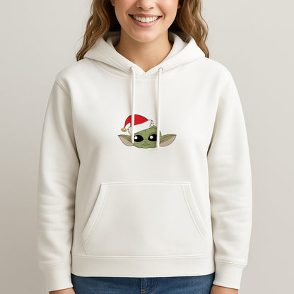 Baby Yoda Christmas Pattern Hoodie