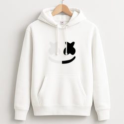 Dual Sides Helmet DJ  Unisex Hoodie