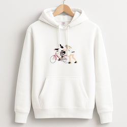 David Riding A Bike Unisex Hoodie