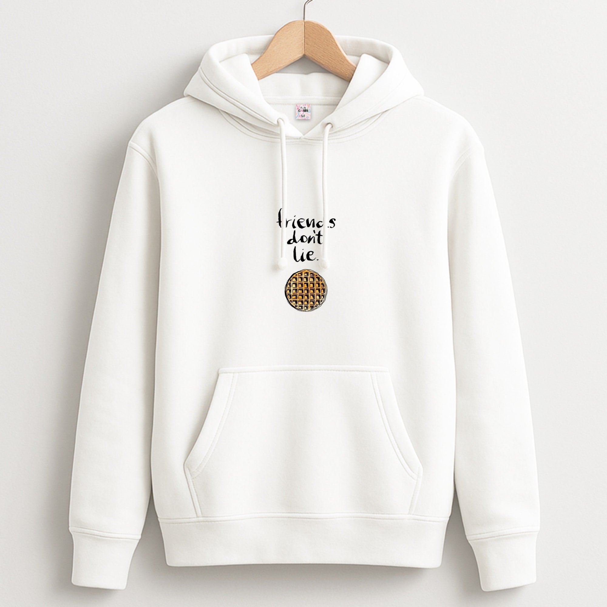 Friends Don't Lie Waffle Unisex Hoodie