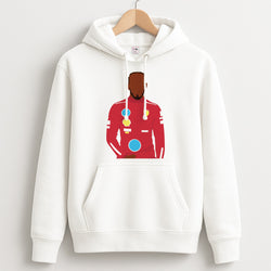 Hamilton In Red Hoodie