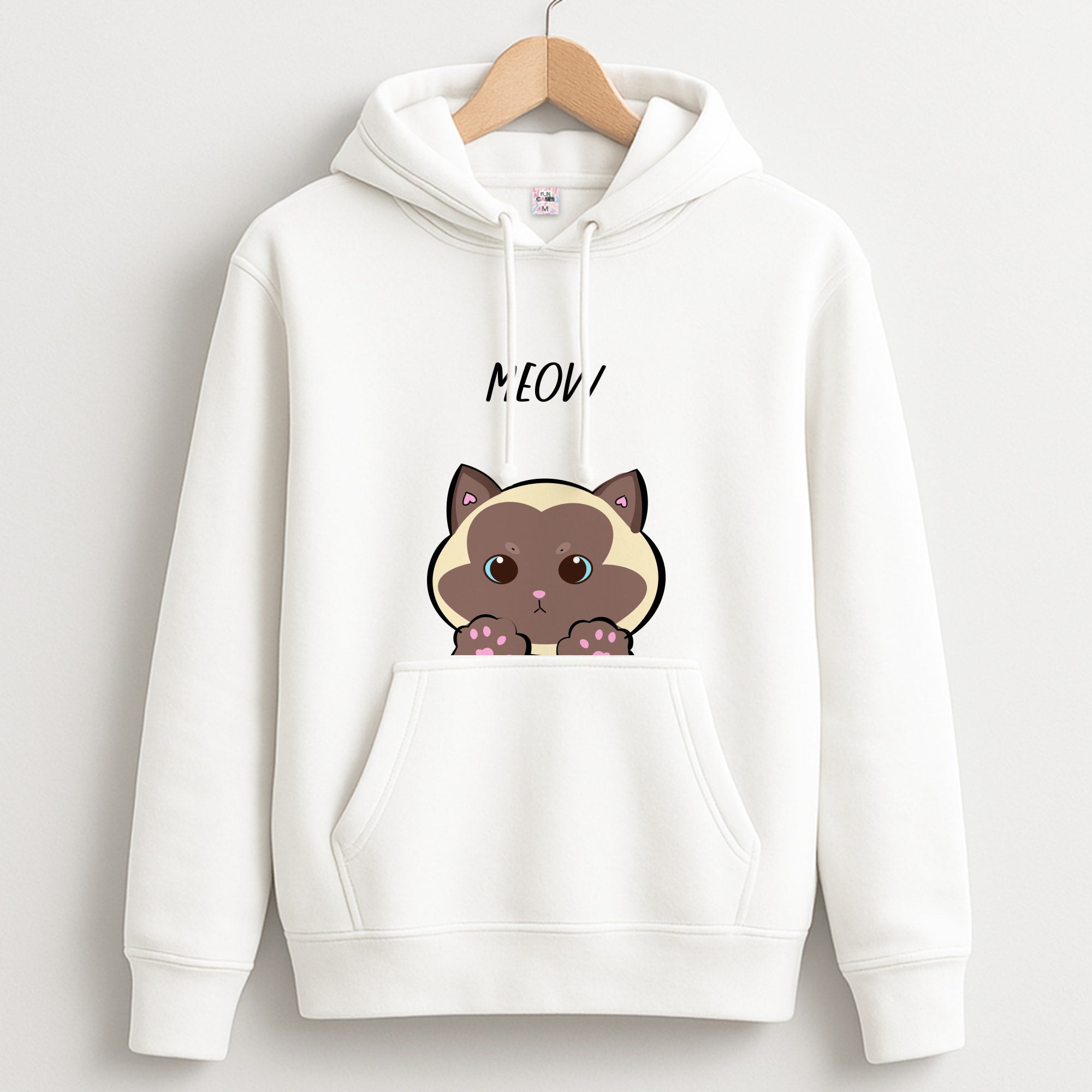 Meow Green - Cats Unisex Hoodie
