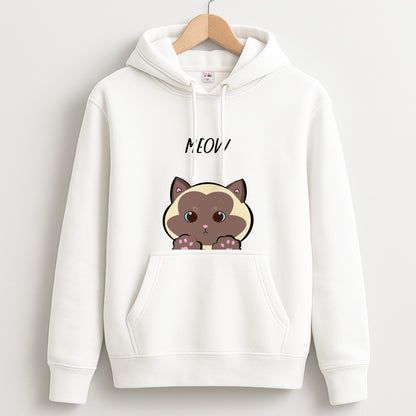 Meow Green - Cats Unisex Hoodie
