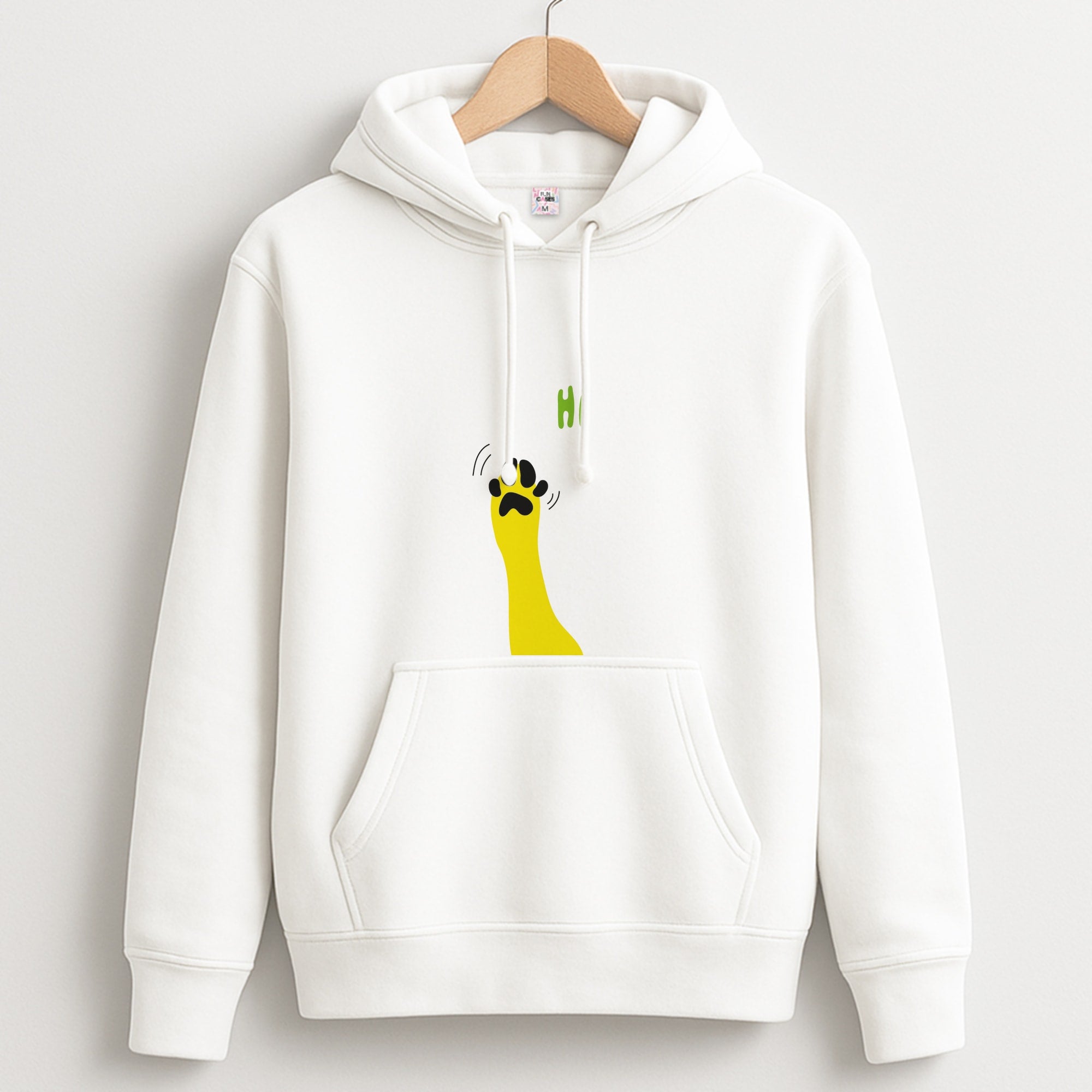 Hi - Dog Patterns Hoodie