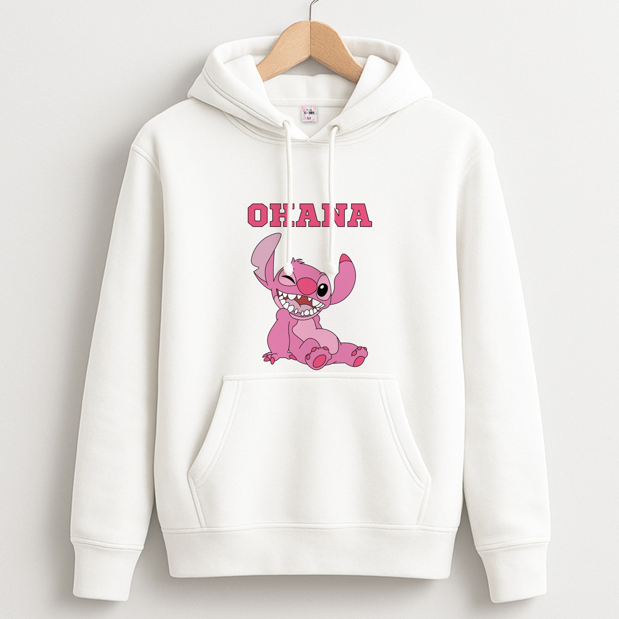 Pink Alien Ohana Unisex Hoodie