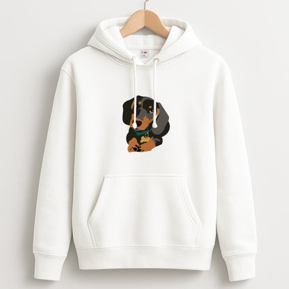 Black & brown - Dachshunds Unisex Hoodie