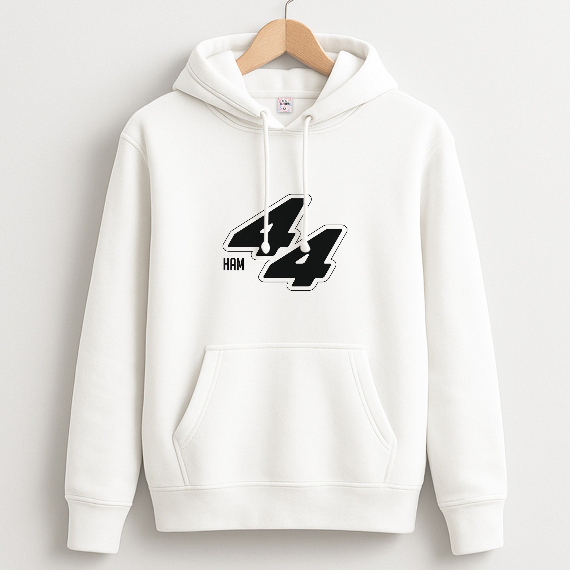 Dark Red Retro 44  Unisex Hoodie