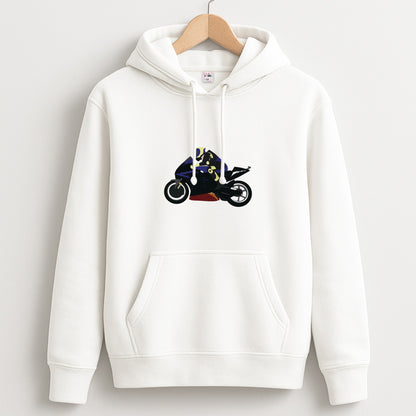 Purple Motorbike - Motorbike Unisex Hoodie