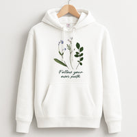 Follow Your Own Path Dark Green Hoodie