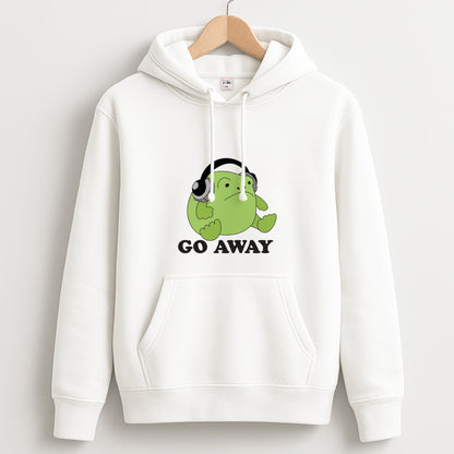 Go Away Grumpy Frog  Unisex Hoodie