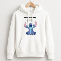Ohana Means Family Pink Hoodie