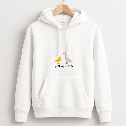 Homies Chick And Duck Unisex Hoodie