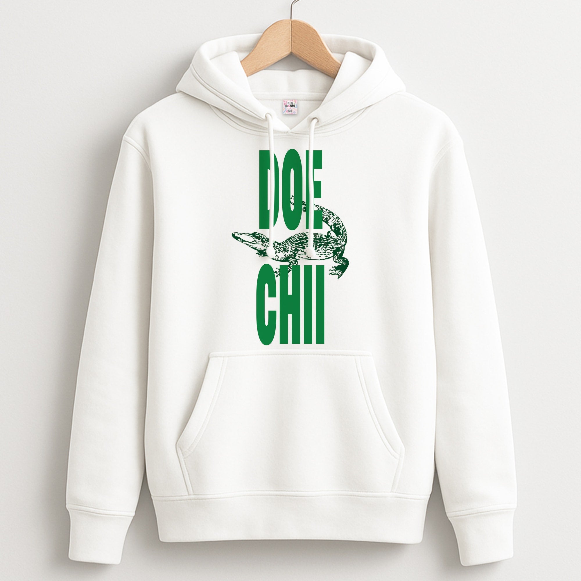 Rapper Alligator Print Hoodie