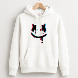 Blue Blur - White Helmet DJ Unisex Hoodie