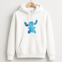 Watercolour Blue Alien Disney Hoodie