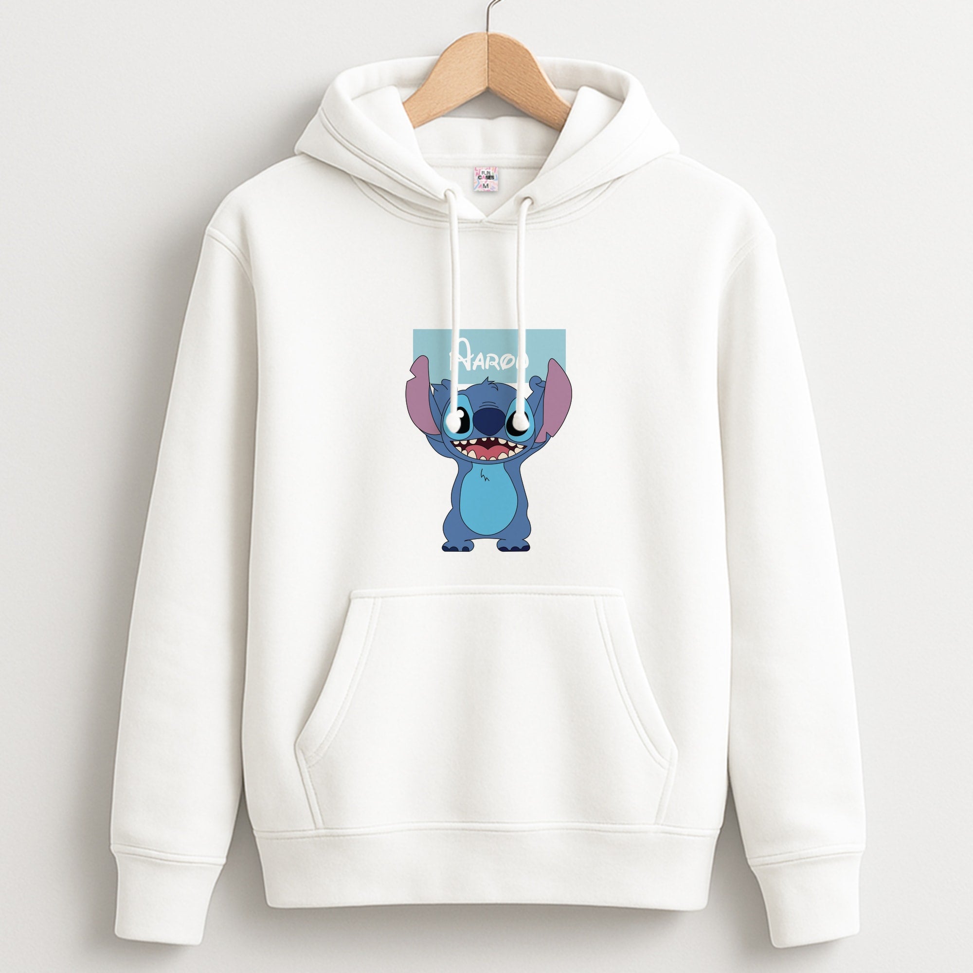 Standing Blue Alien - Personalised Disney Unisex Hoodie