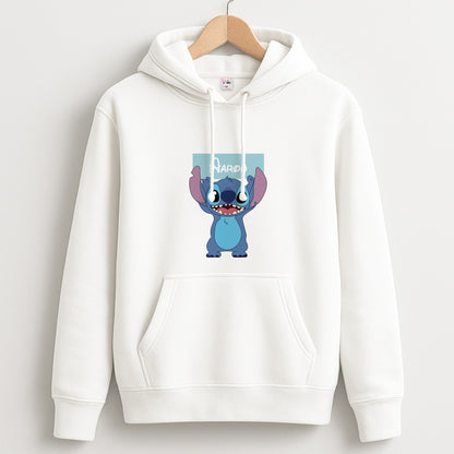 Standing Blue Alien - Personalised Disney Unisex Hoodie