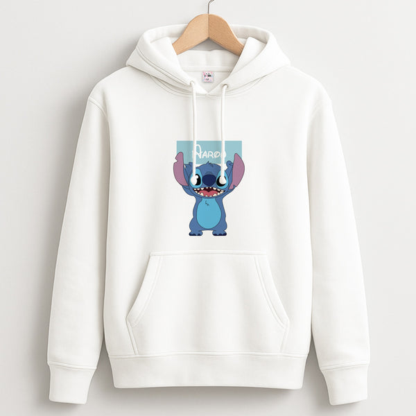 Standing Blue Alien - Personalised Disney Unisex Hoodie
