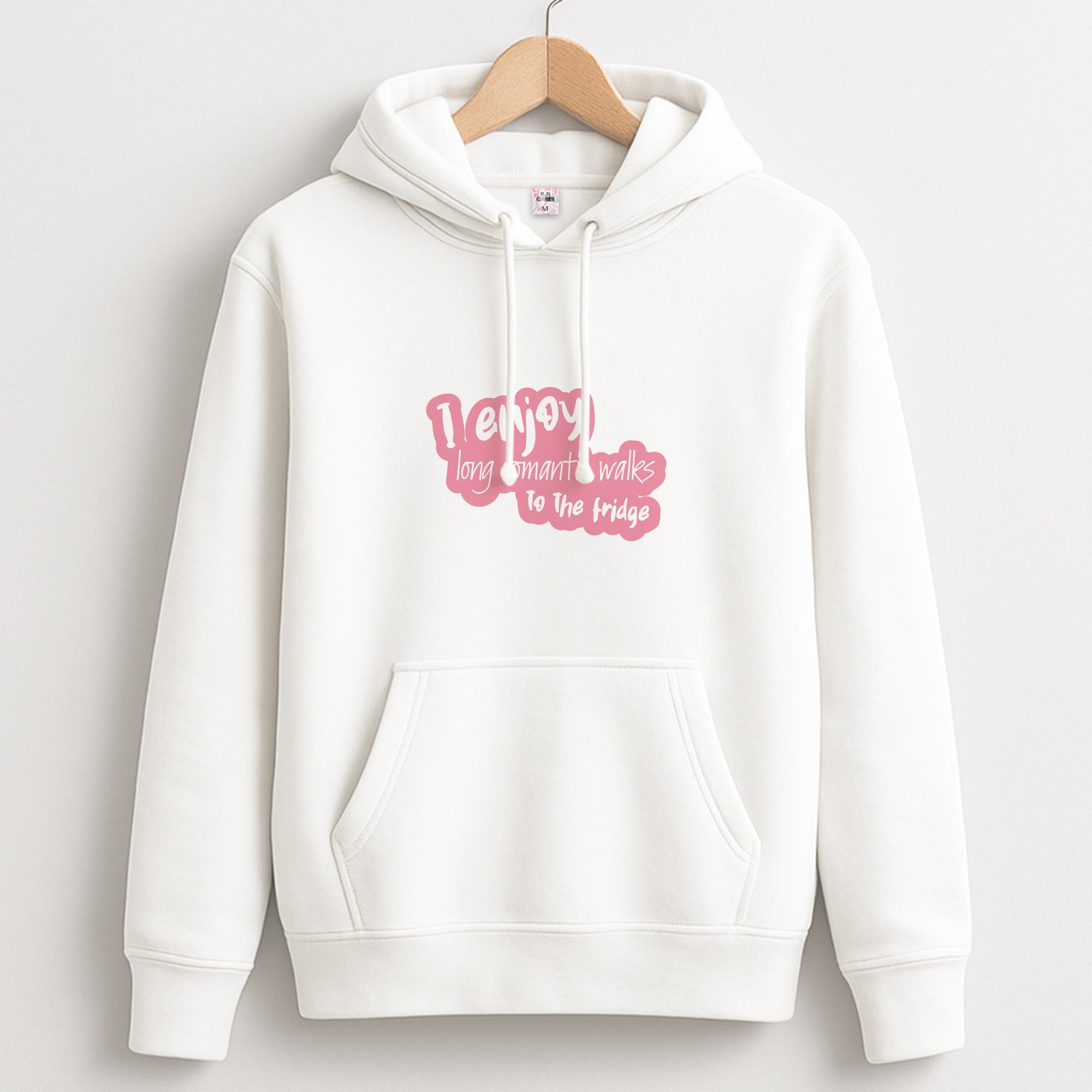 I Enjoy Long Romantic Walks - Funny Quotes Hoodie