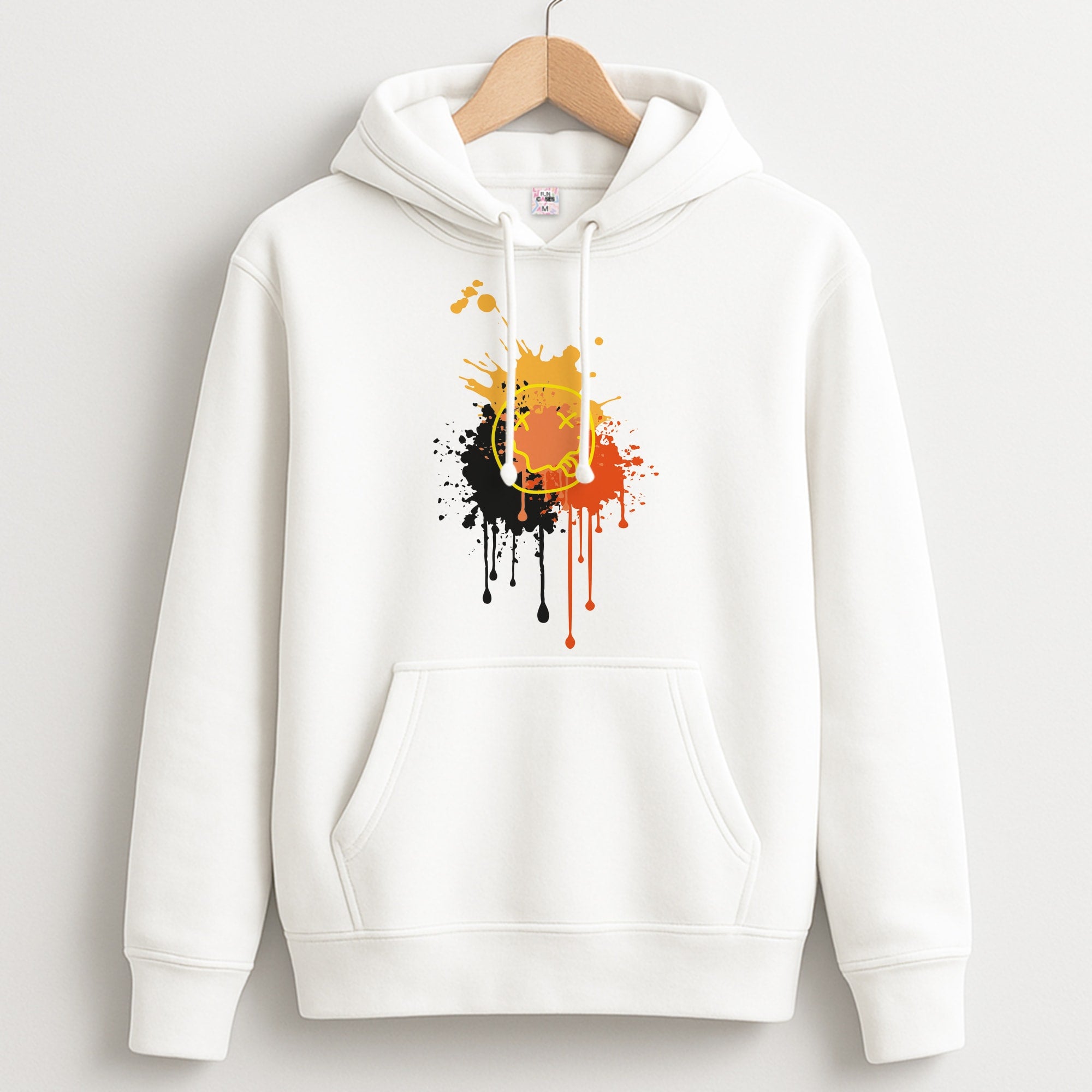 Orange Graffiti - Skate Aesthetic  Unisex Hoodie