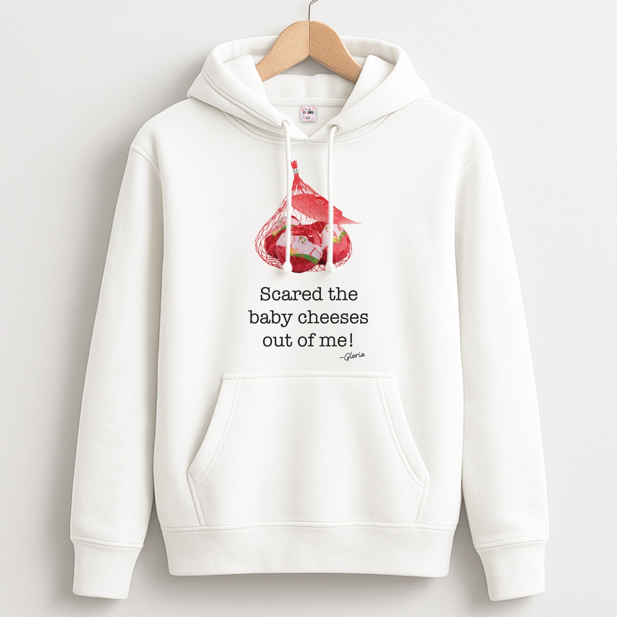 Scared The Baby Cheeses Out Of Me Unisex Hoodie