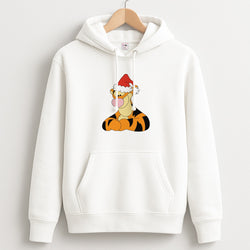 Tiger Pattern Christmas Unisex Hoodie