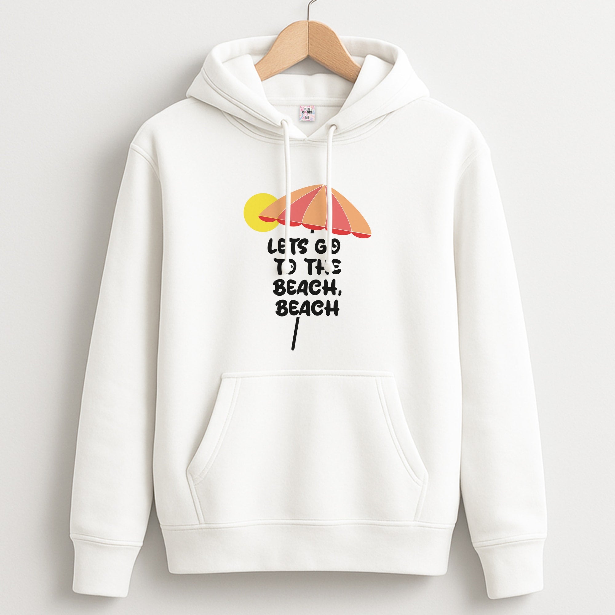 Lets Go To The Beach - Summer Quotes Hoodie