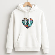 Sally And Jack Heart - TNBC Hoodie 1