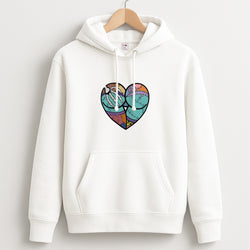 Sally And Jack Heart - TNBC Hoodie