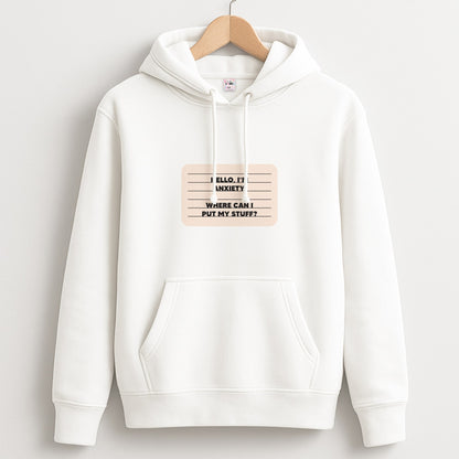 Hello I'm Anxiety - Inside Out Unisex Hoodie