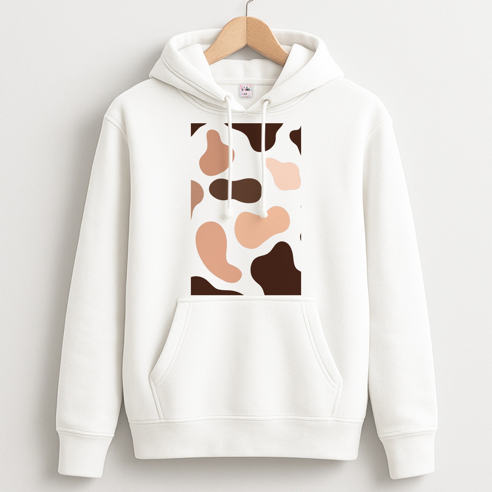 Cowprint Nude Unisex Hoodie