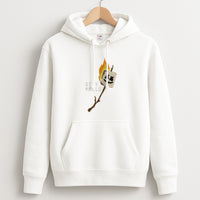 Stay Mello White Helmet DJw - White Helmet DJ Hoodie