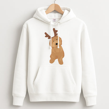 Dog Christmas Ears Unisex Hoodie