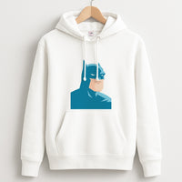 Blue Bat Superhero Hoodie