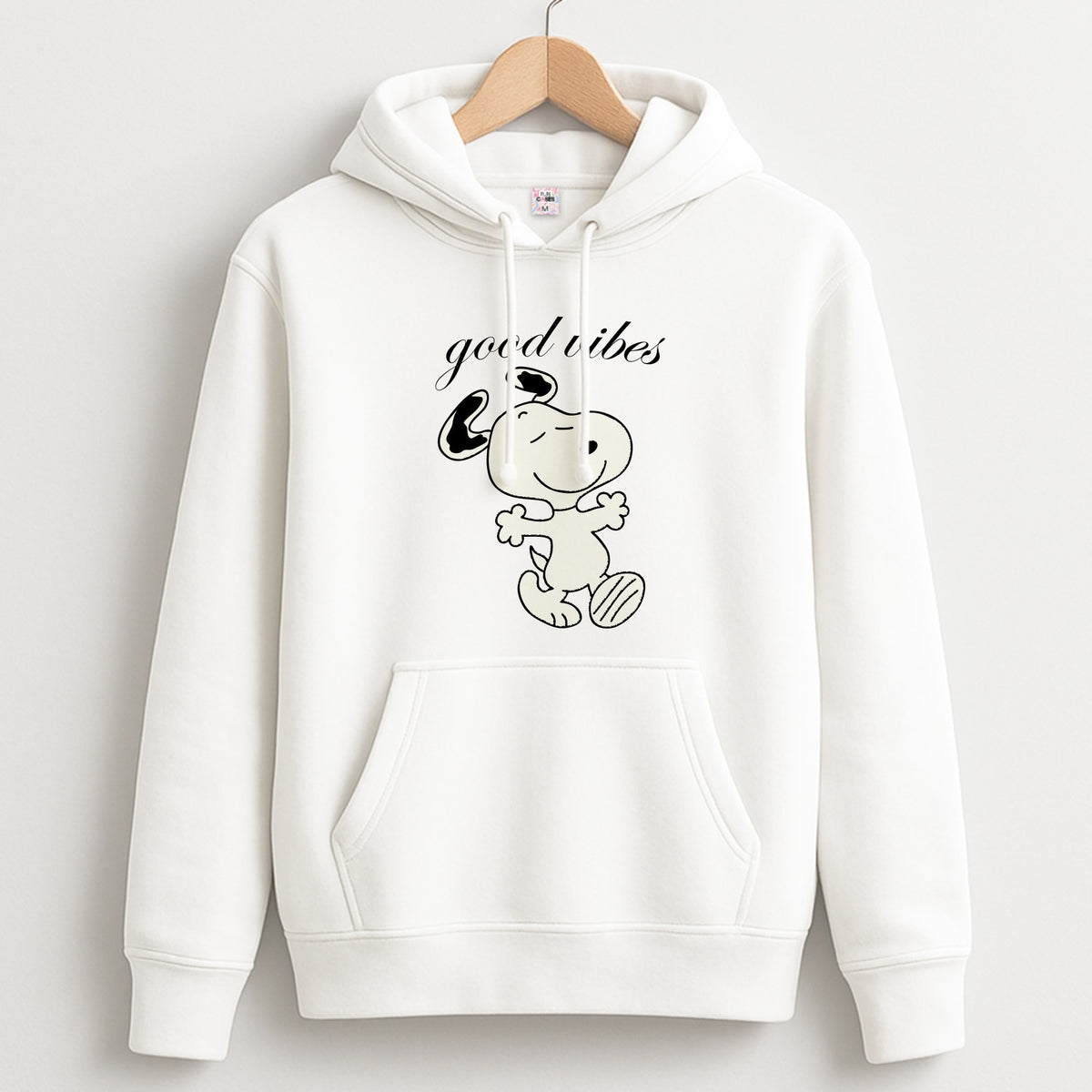 Good Vibes Cartoon Beagle Hoodie