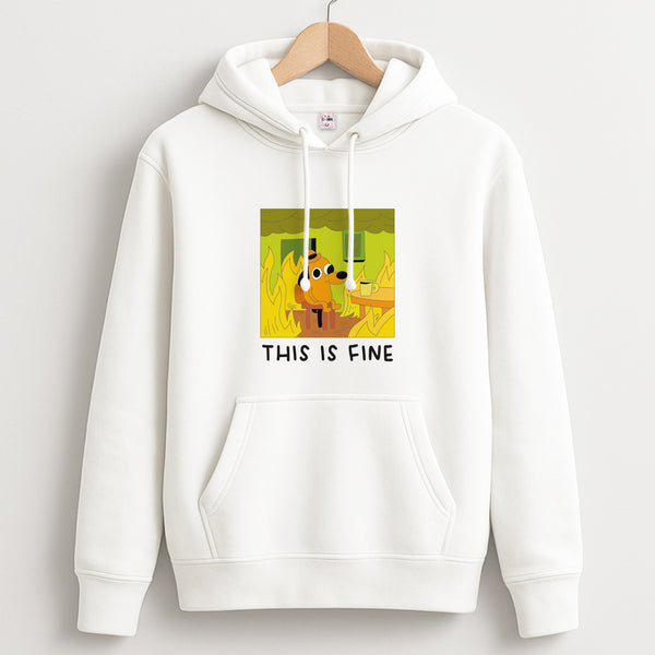 This Is Fine - Memes Unisex Hoodie