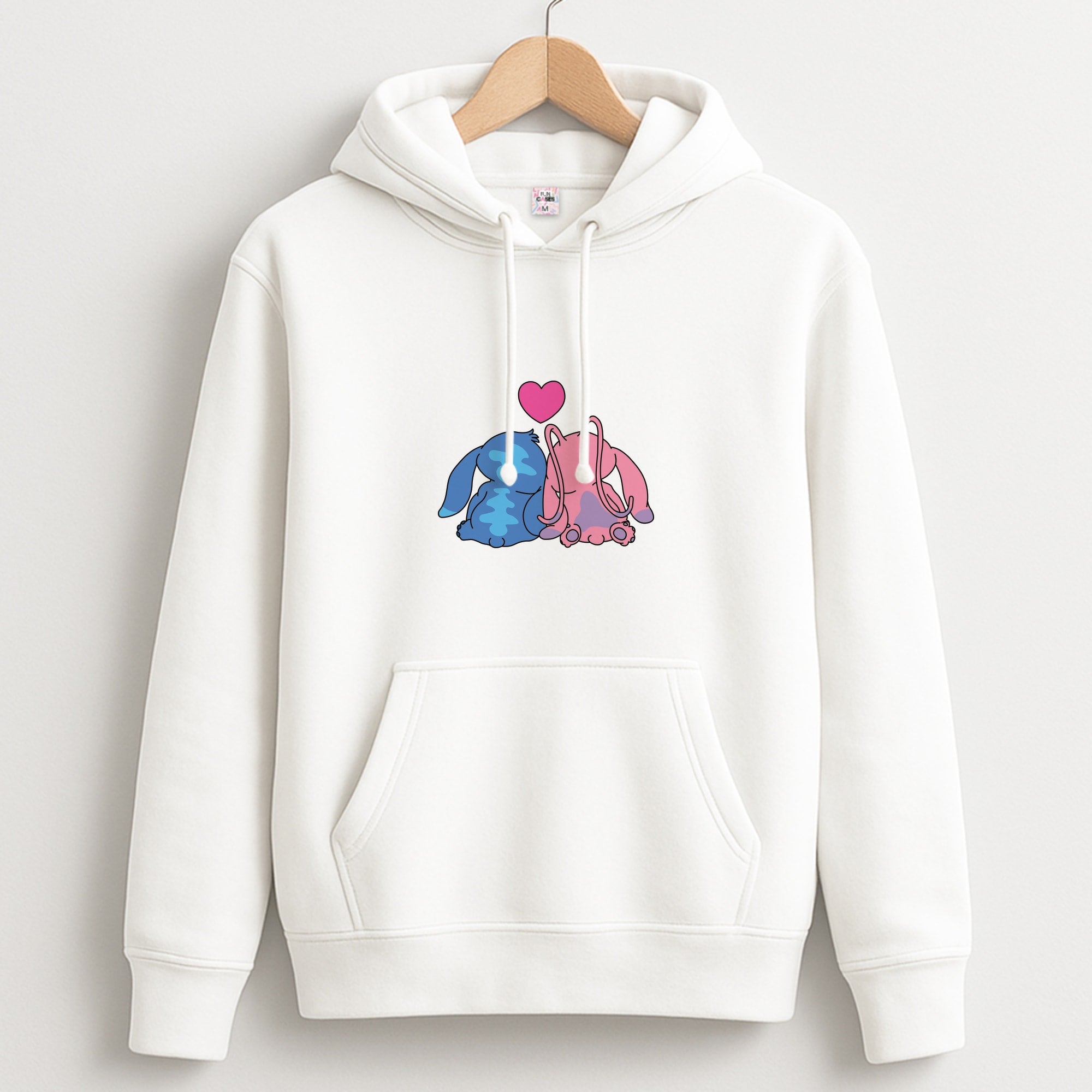 In Love - Pink Alien Unisex Hoodie