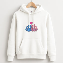 In Love - Pink Alien Unisex Hoodie