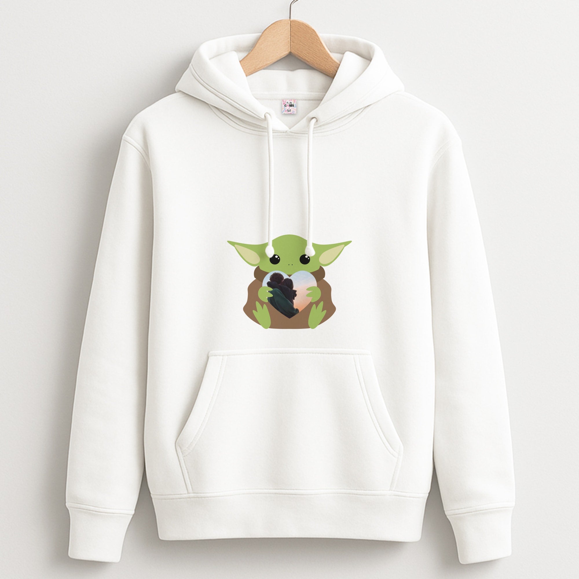 Baby Yoda - Personalised Couples Hoodie