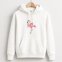 Watercolour Flamingo Painting Hoodie