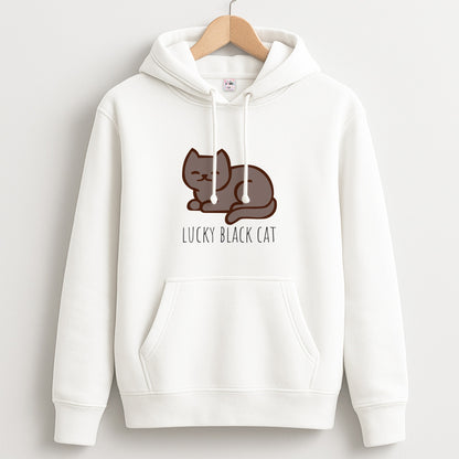 Lucky Black Cat - Cats Unisex Hoodie