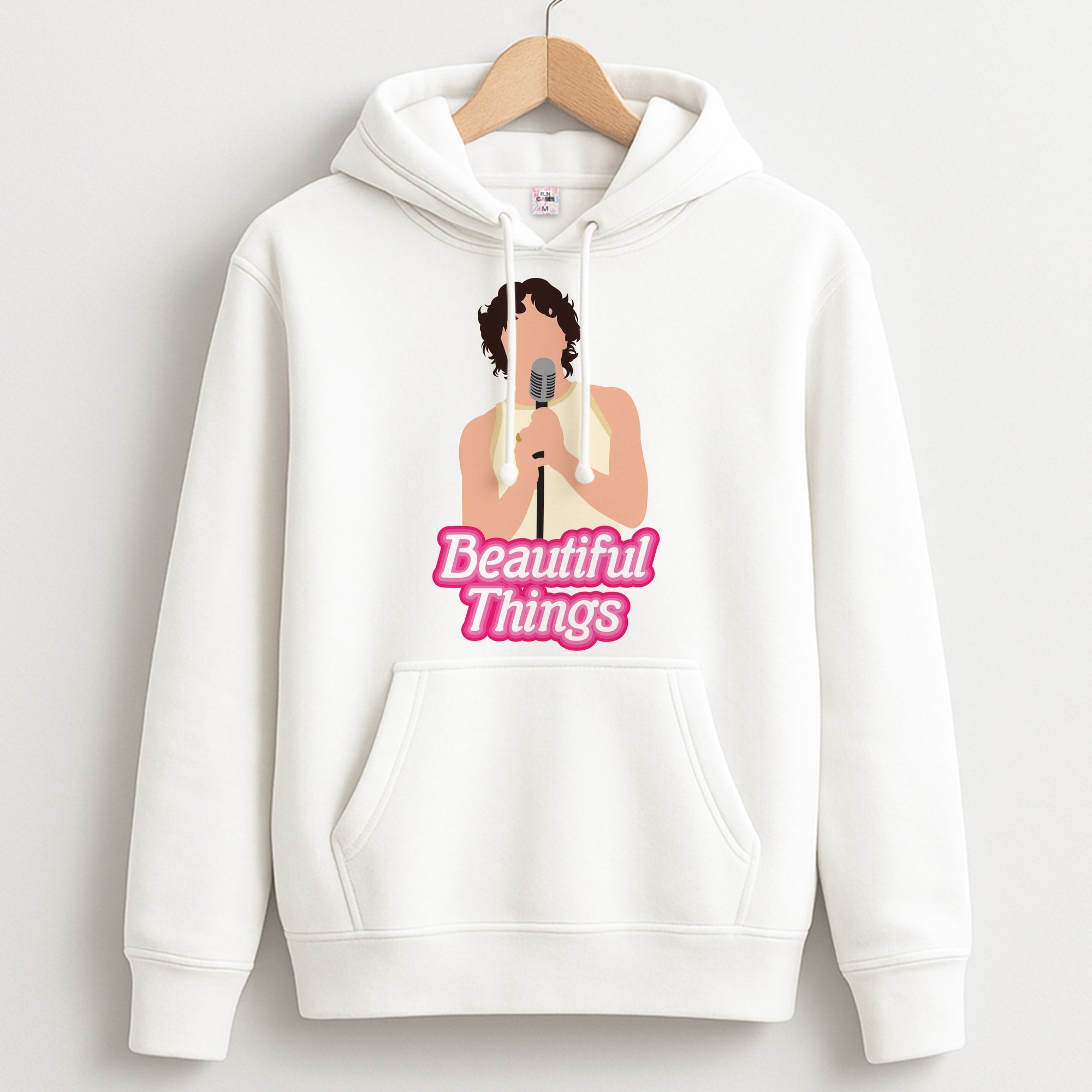 Neon Pink Beautiful Things Unisex Hoodie