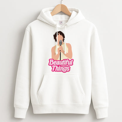 Neon Pink Beautiful Things Unisex Hoodie