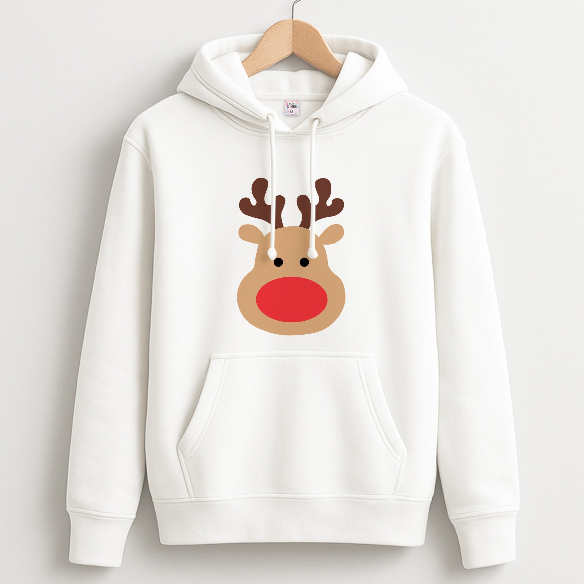 Rudolph Face - Christmas Unisex Hoodie