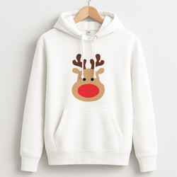 Rudolph Face - Christmas Unisex Hoodie