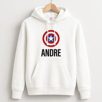 Captain America - Personalised Superhero Comic Hoodie