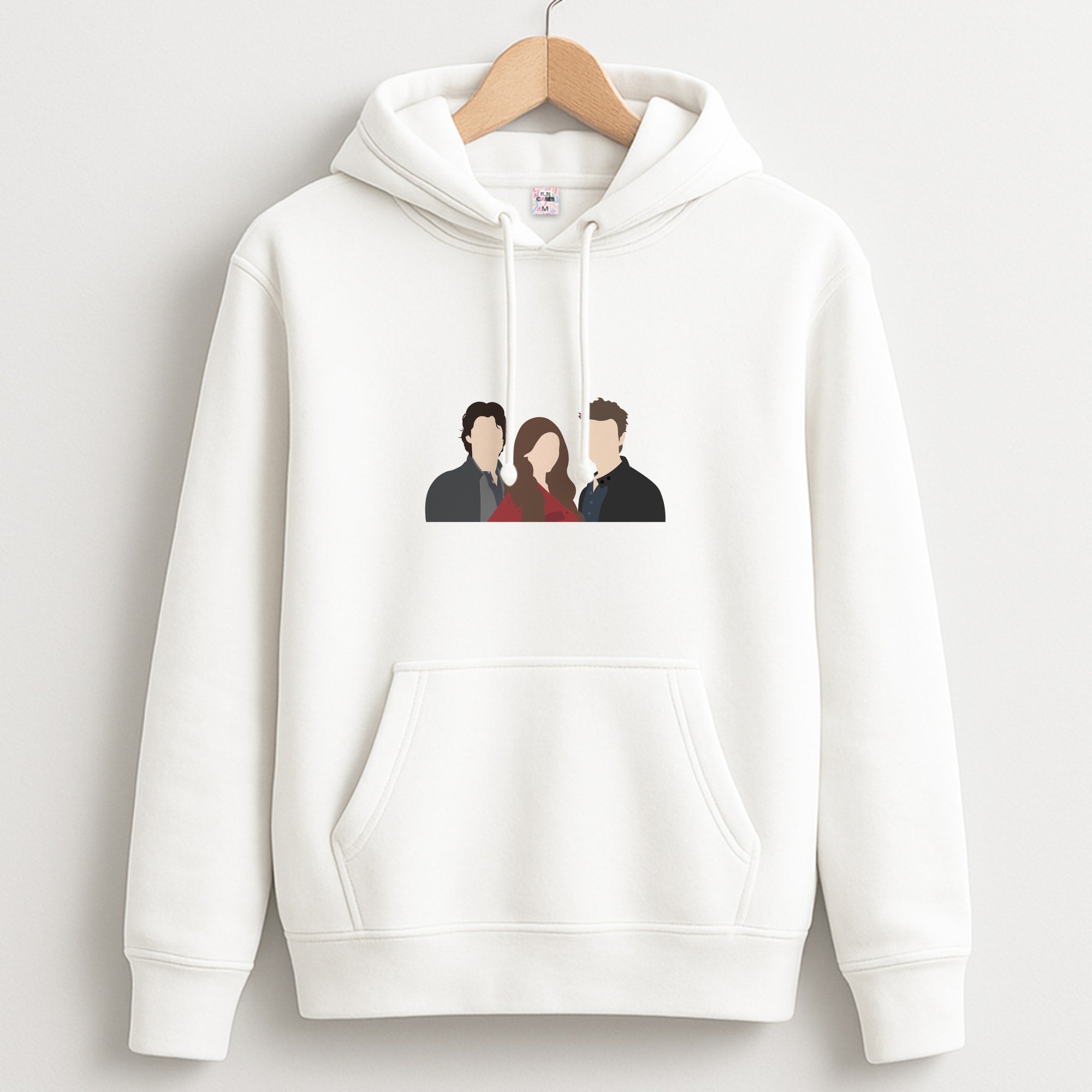Elena, Damon And Stefan - VD Hoodie