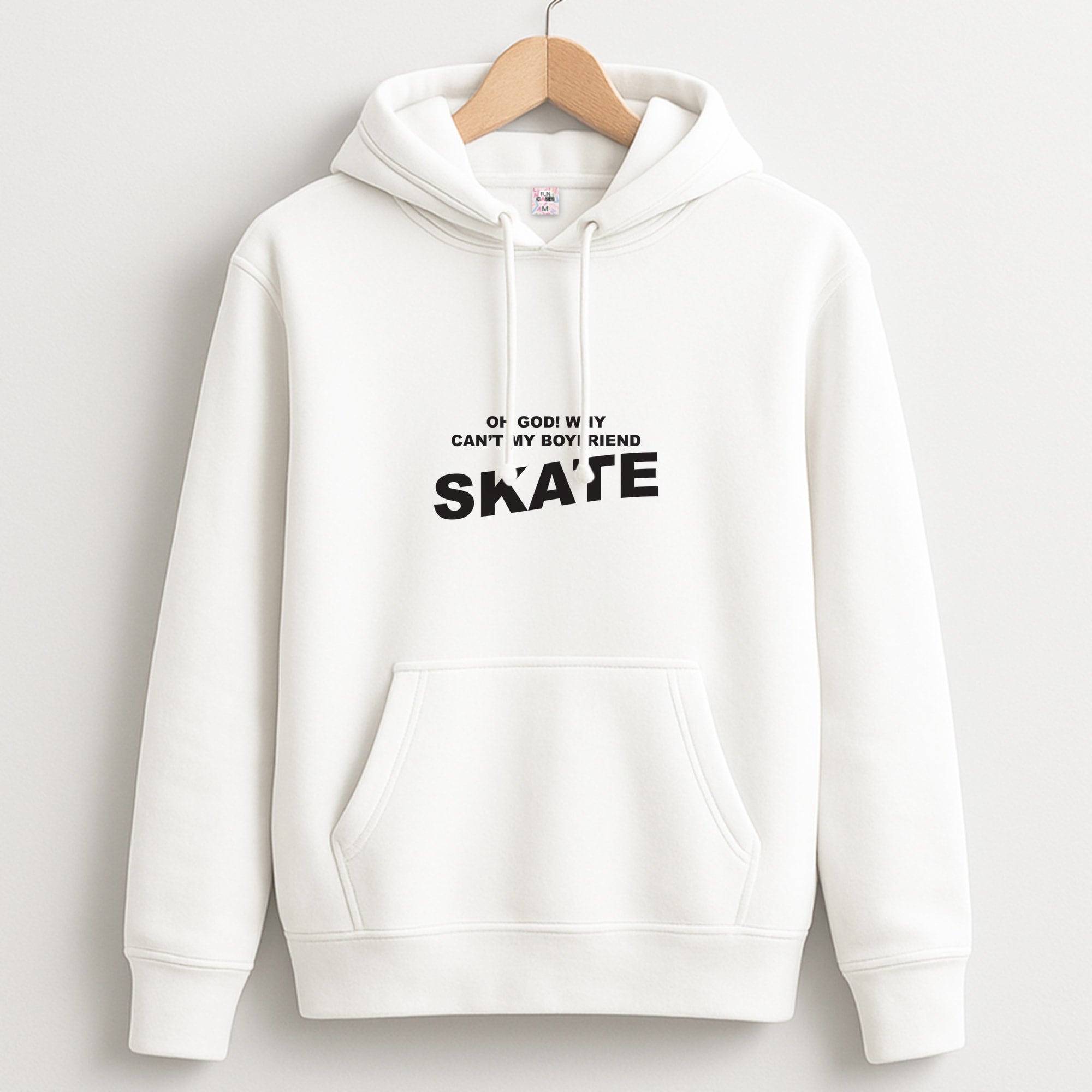 Why Can't My Boyfriend Skate? - Skate Aesthetic  Hoodie
