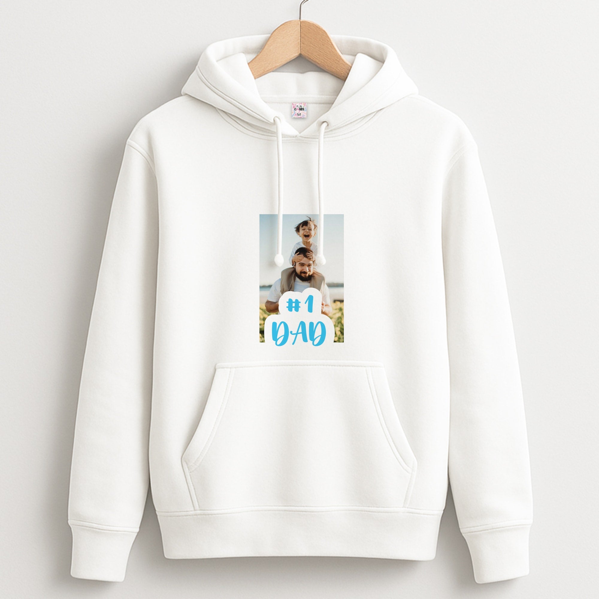 Hashtag 1 Dad - Personalised Father's Day Hoodie