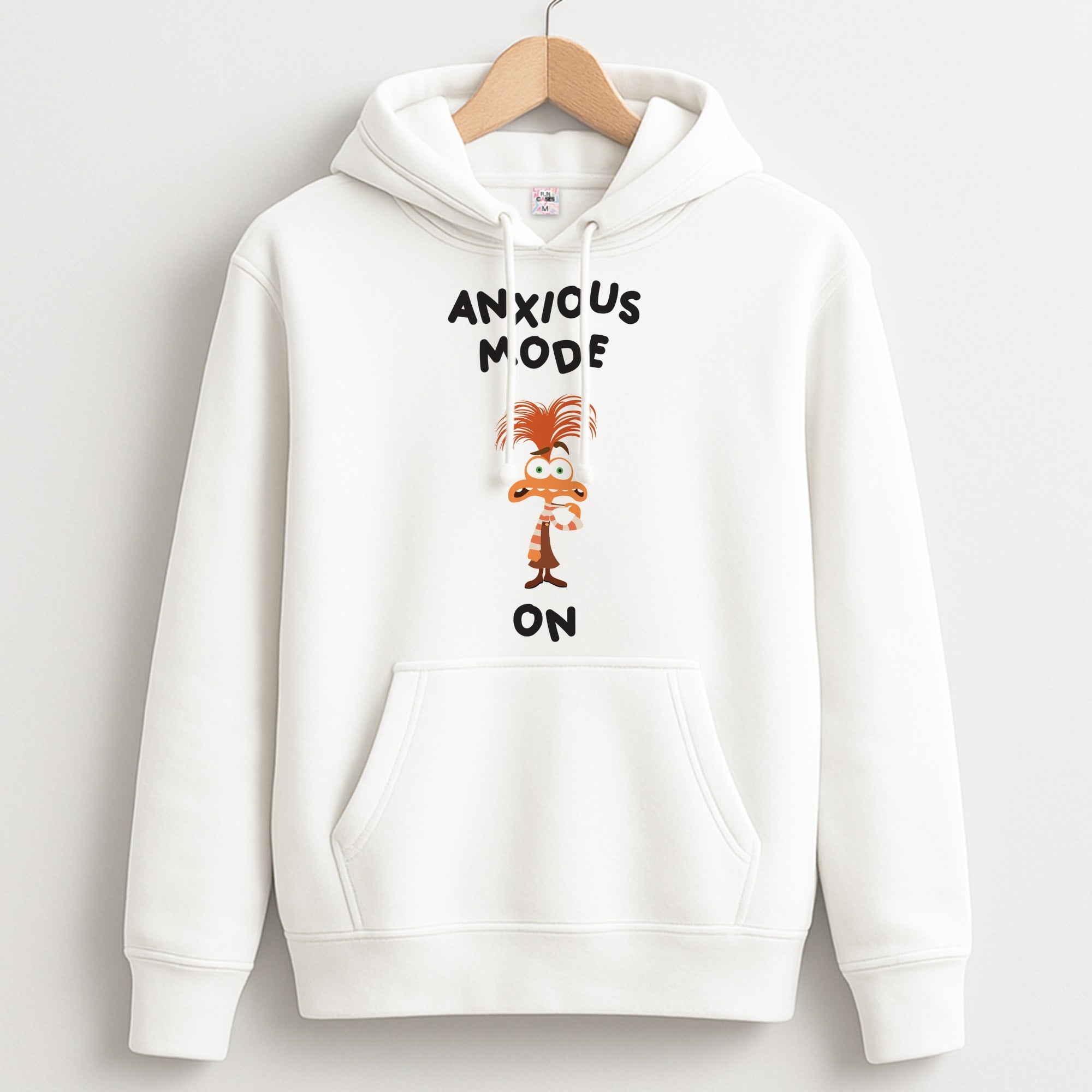 Anxious Mode On - Inside Out Unisex Hoodie